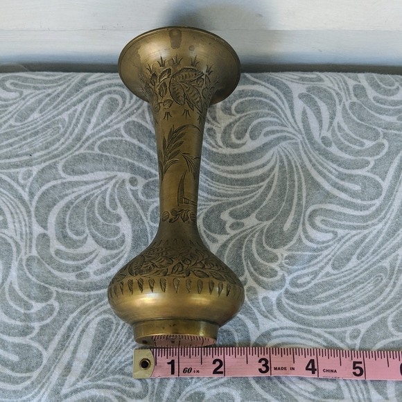 Vintage Etched Brass Case From India - Picture 8 of 8